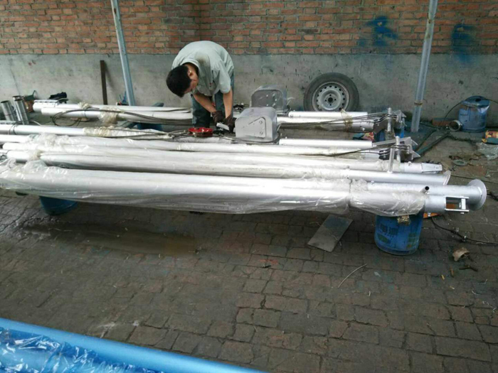 鋁合金人字抱桿，鋁合金圓管式人字抱桿