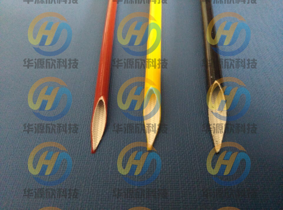 深圳華源欣內膠外纖白色 黑色纖維套管，耐壓4kv，規(guī)格齊全